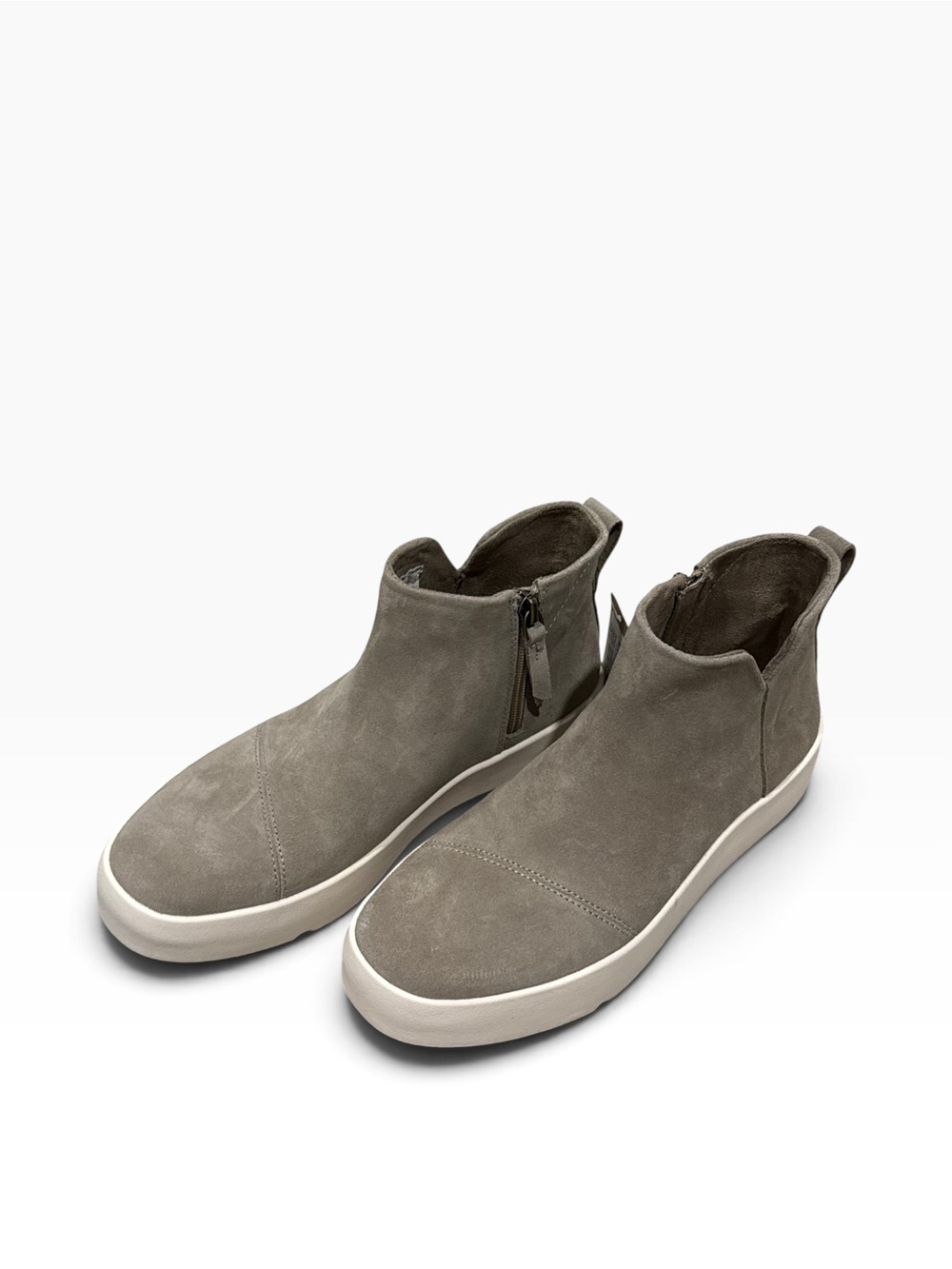 TOMS Verona Mid Platform Sneakers Dune Grey Suede Size 8 NWT - Picture 6 of 9